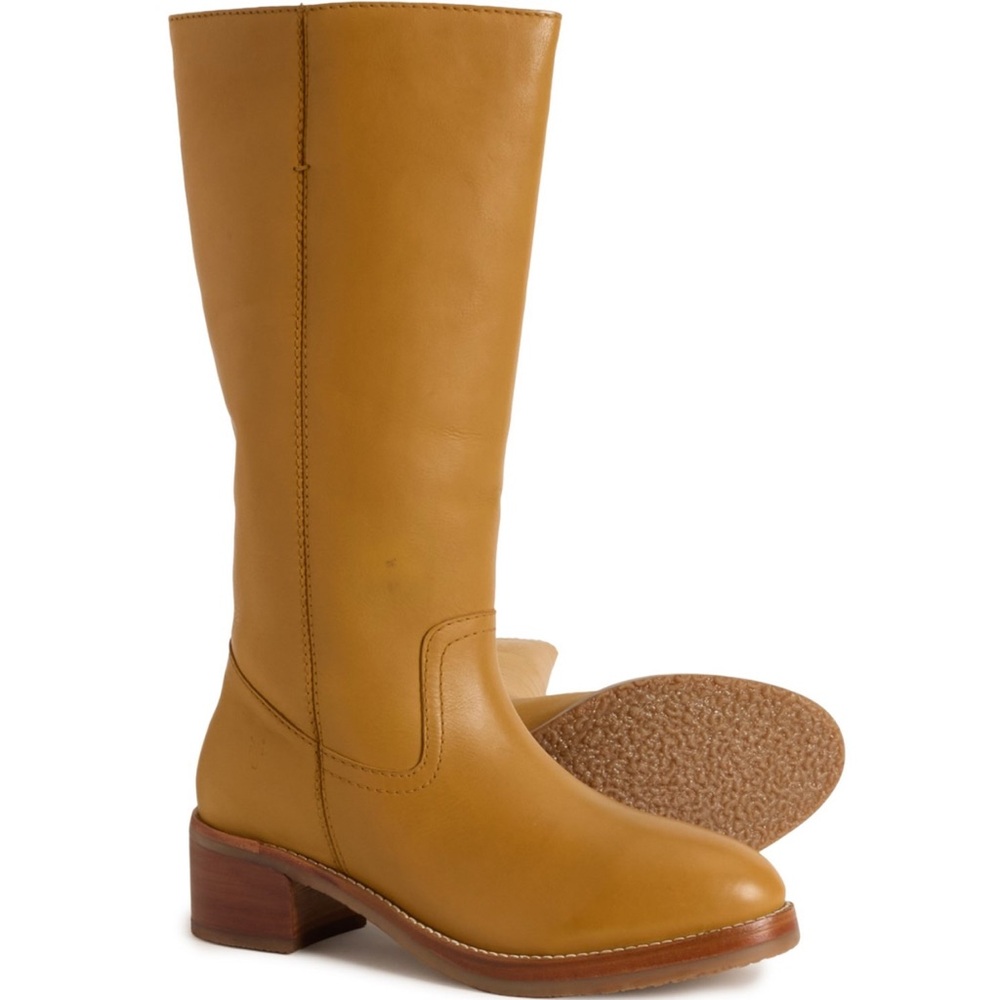 Frye Tan Leather Boots